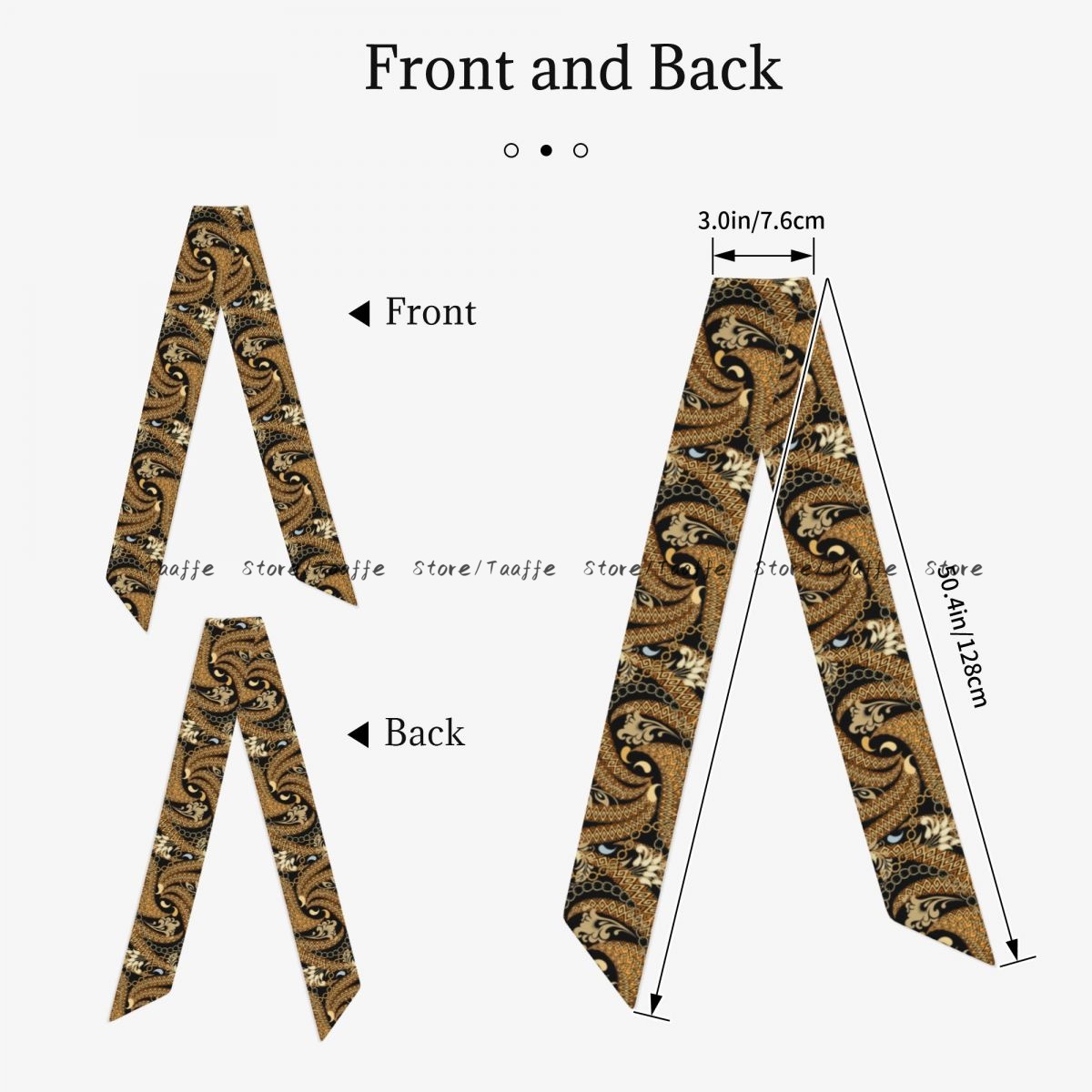 Women Long Skinny Scarf Fake I - đánh giá và giá Women Fashion Necktie