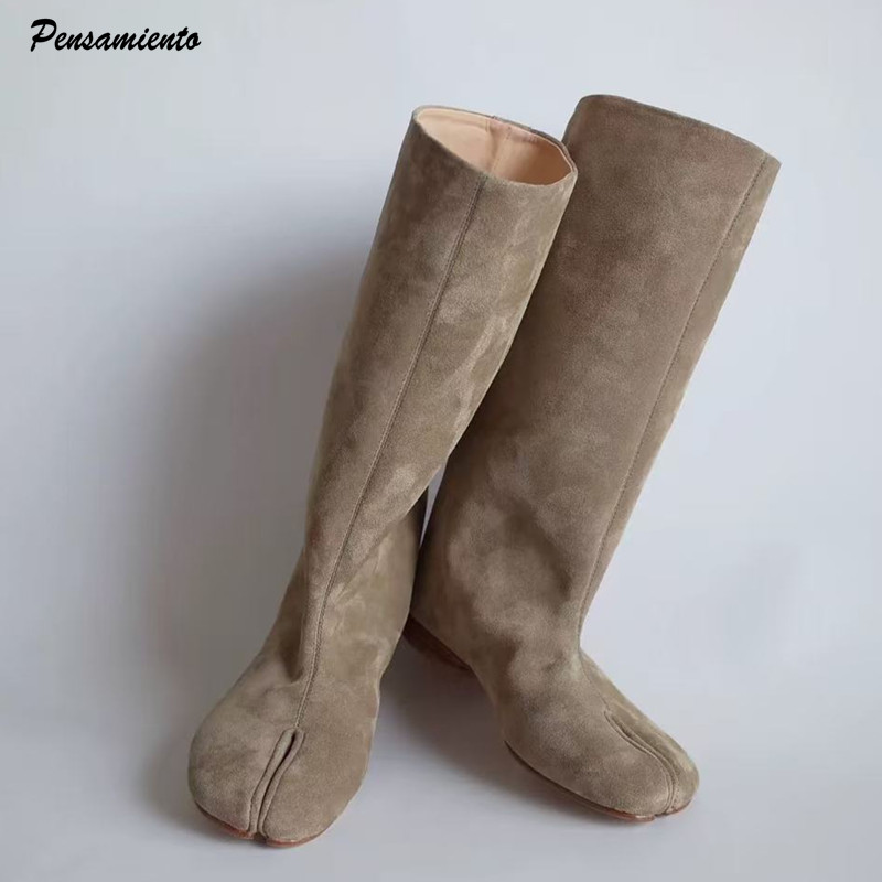 Autumn Winter Fashion Faux Sue - đánh giá và giá Women'S Fashion Knee High Boots