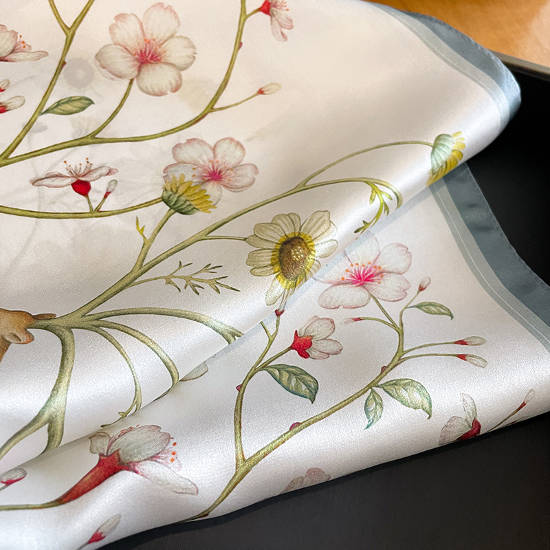 100% Nature Real Silk Square S - đánh giá và giá Women Fashion Necktie