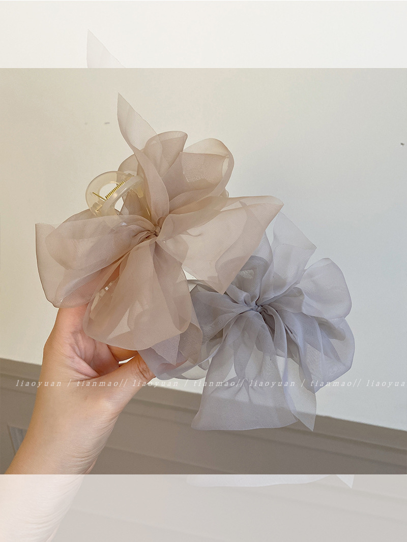 Korea Sweet Big Bow Tulle Hair - đánh giá và giá Women'S Fashion Korea