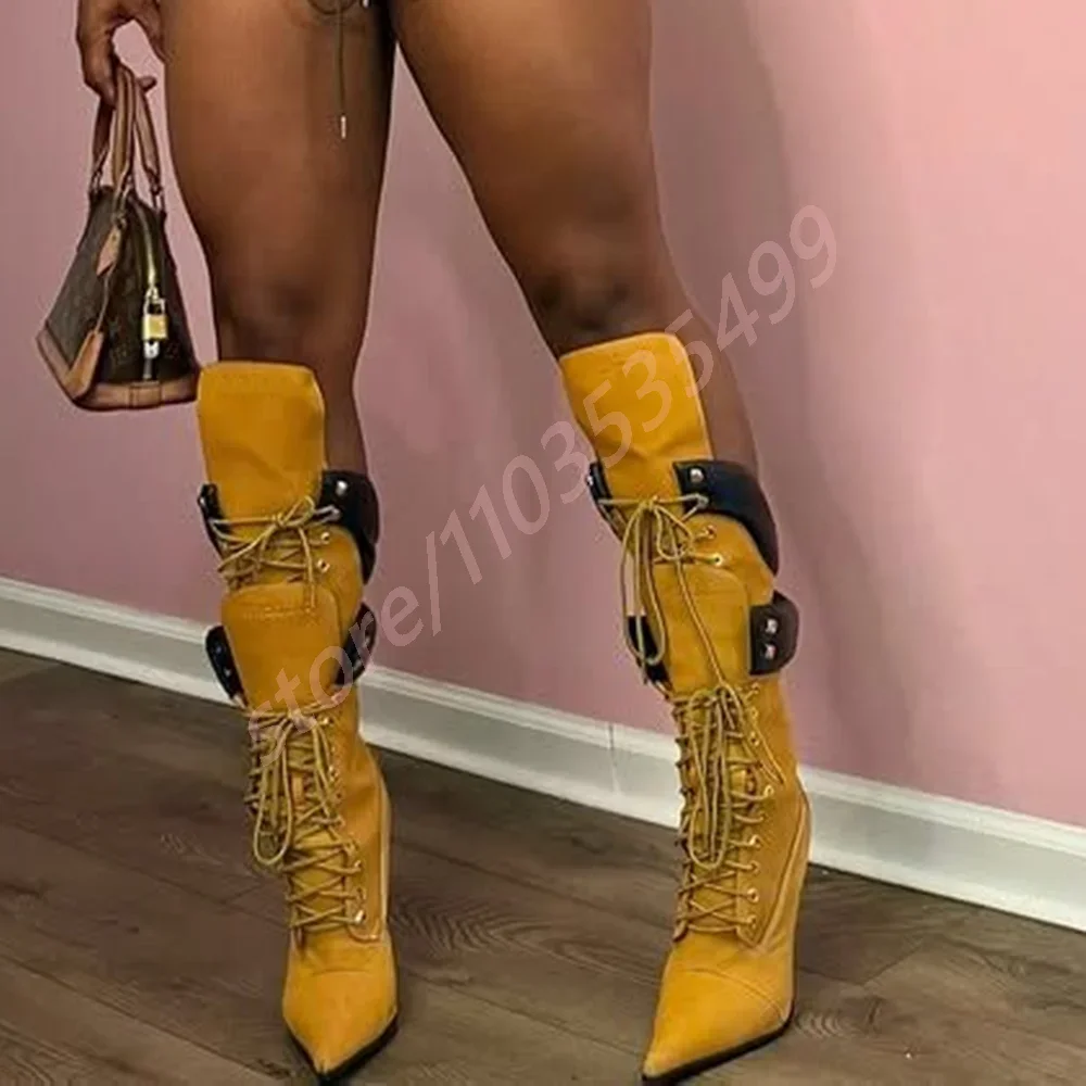 2025 Sexy Catwalk Ladies Stile - đánh giá và giá Women'S Fashion Knee High Boots