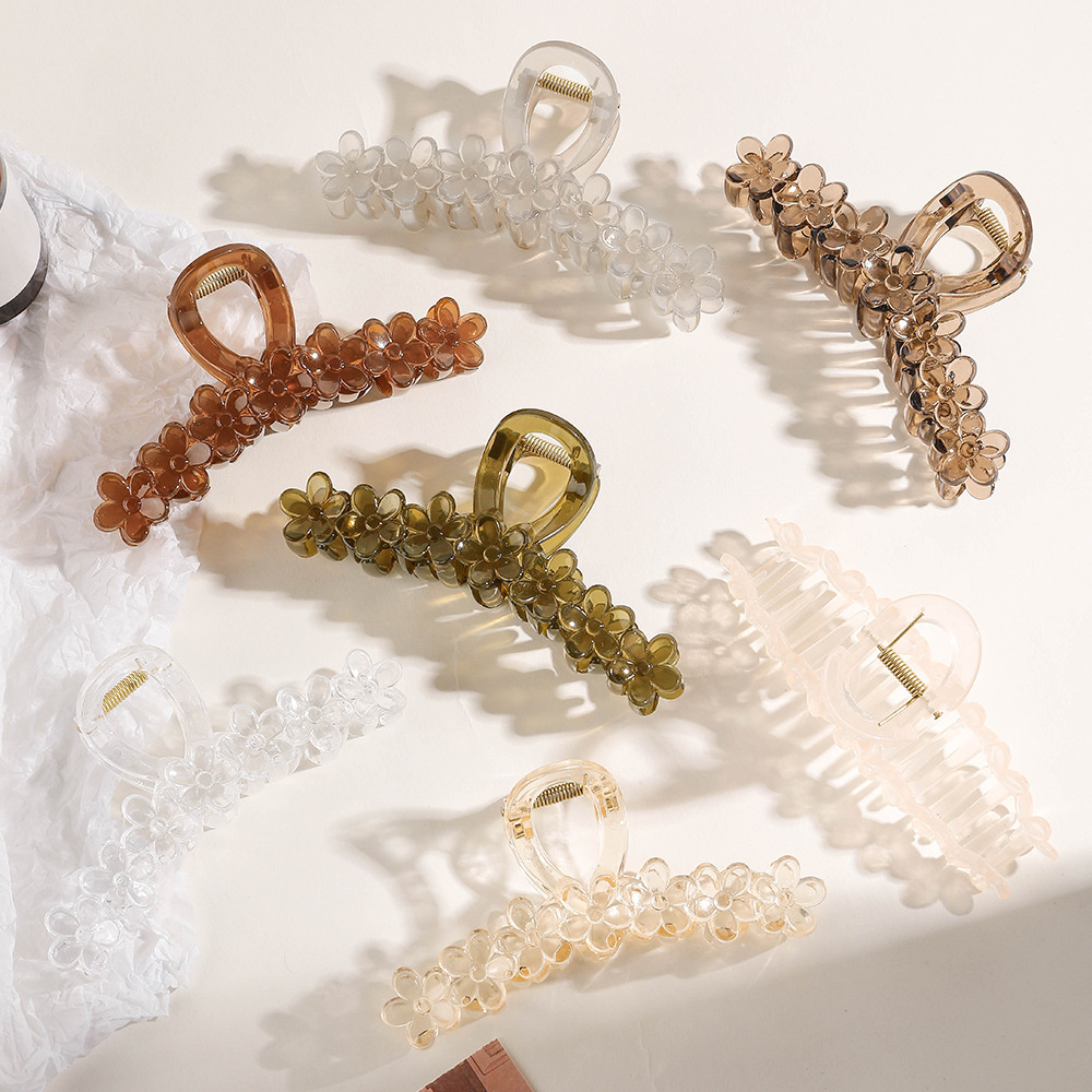 Flower Women Hair Claws Clip L - đánh giá và giá Women'S Fashion Korea