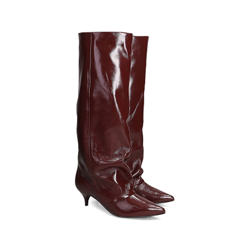 New Autumn and Winter Pointed  - đánh giá và giá Women'S Fashion Knee High Boots