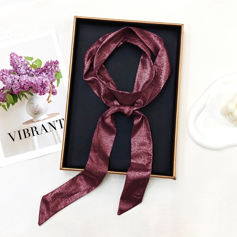 Women Shiny Skinny Scarf Multi - đánh giá và giá Women Fashion Necktie
