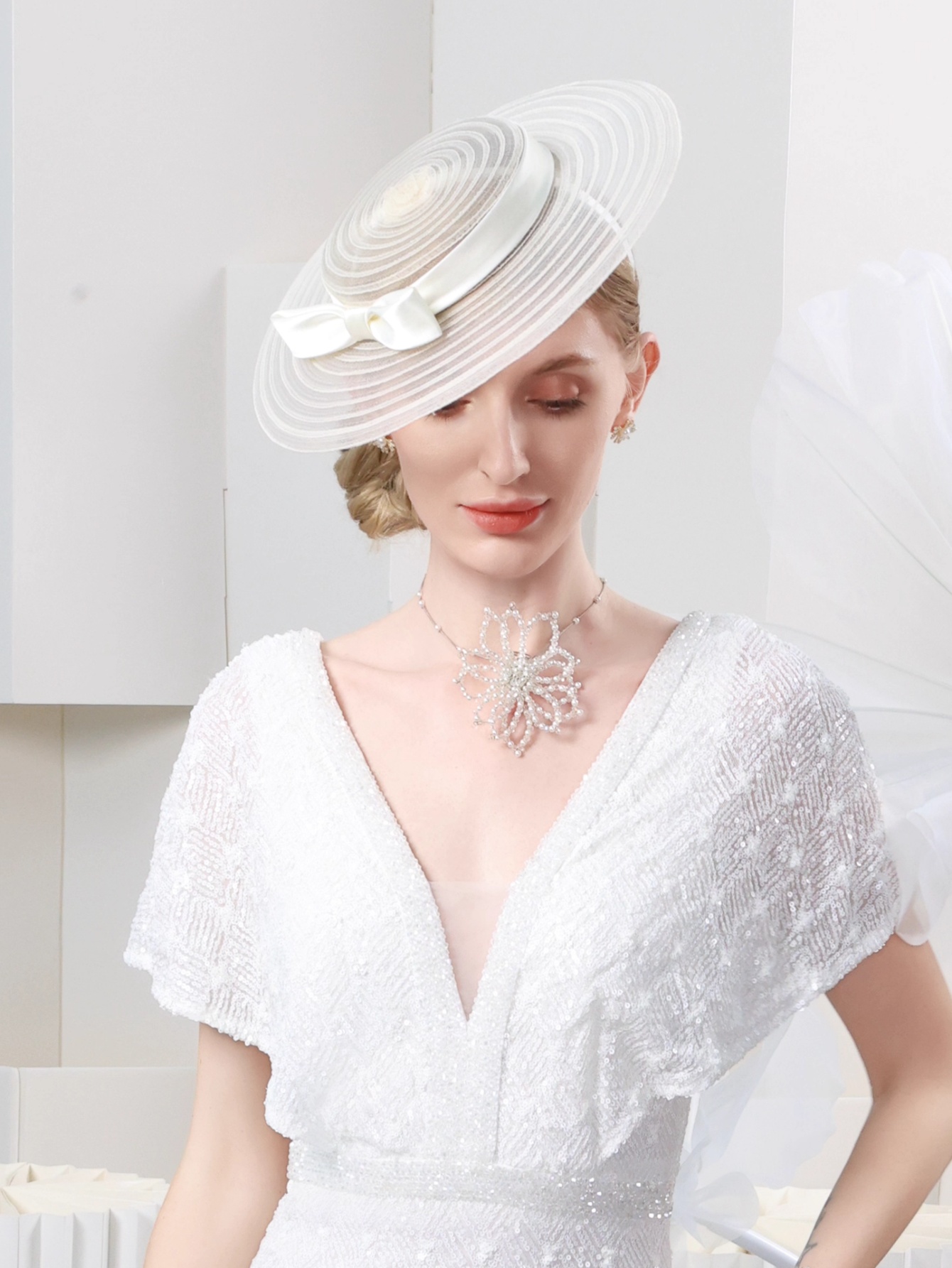 Elegant Wide Brim Tea Party Fa - đánh giá và giá Women'S Fashion Kentucky Derby