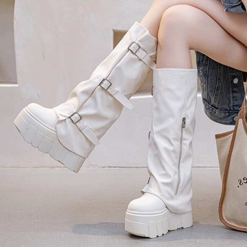 New 2026 Fashion Brand Autumn  - đánh giá và giá Women'S Fashion Knee High Boots