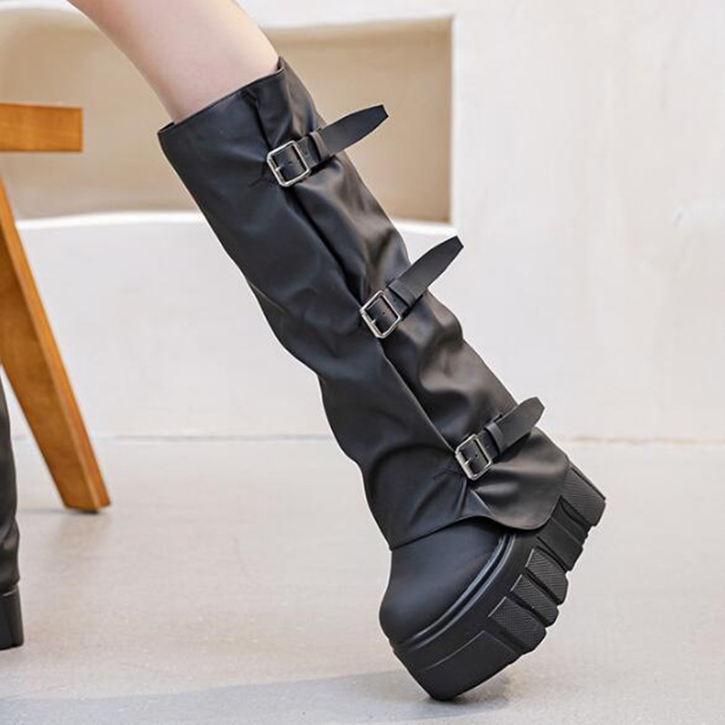 New 2026 Fashion Brand Autumn  - đánh giá và giá Women'S Fashion Knee High Boots