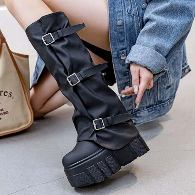 New 2026 Fashion Brand Autumn  - đánh giá và giá Women'S Fashion Knee High Boots