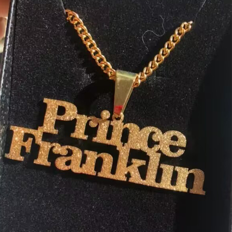 Custom Frosted Name Necklace f - đánh giá và giá Women Fashion Names