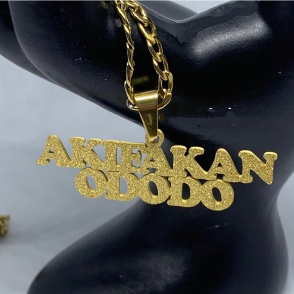 Custom Frosted Name Necklace f - đánh giá và giá Women Fashion Names