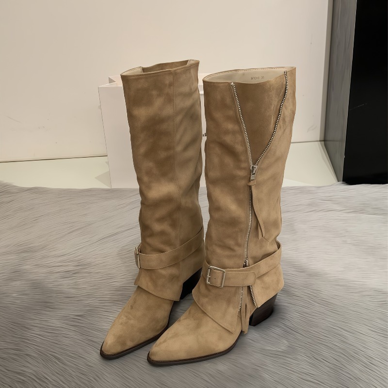 Women's Boots Vintage Suede Le - đánh giá và giá Women'S Fashion Knee High Boots