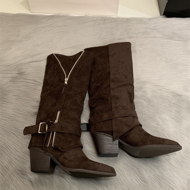 Women's Boots Vintage Suede Le - đánh giá và giá Women'S Fashion Knee High Boots
